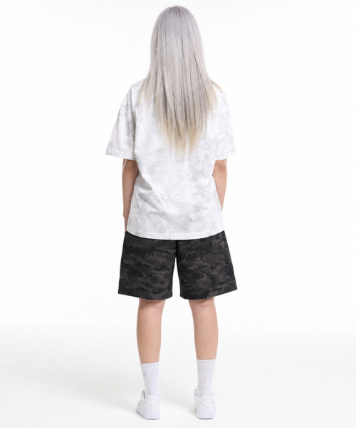 CREAM SODA LAB(クリームソーダラボ)の「シーアルエスディーエル イニシャル アプリケ カモ ショートパンツ ブラック(その他パンツ・メンズ・その他・X-LARGE/LARGE)」の4枚目の写真