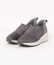 ABC SELECT エービーシーセレクト QS V-CUT SNK 5.5 ヒールアップ スリッポン W1048 DK.GRAY
