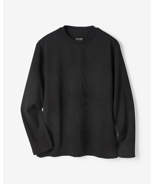 DoCLASSE( ドゥクラッセ)の「高性能アクティブ軽快Tシャツ 長袖(Tシャツ/カットソー・メンズ・ホワイト/ネイビー/ブラック/チャコール・L/3L/M/LL)」の2枚目の写真
