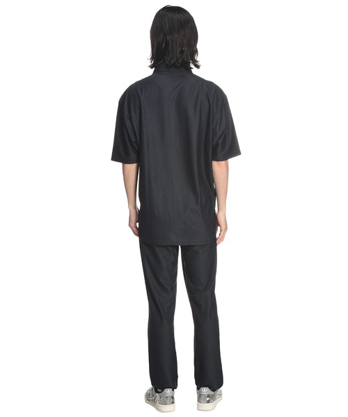 URBAN SQUARE(アーバンスクエア)の「【セットアップ】半袖 シャツ パンツ セットアップ メンズ 夏 キレイめ さらさら 軽量 ストレッチ 上下セット オフィスカジュアル(セットアップ・メンズ・ブラック/ネイビー・LL/M/L)」の17枚目の写真