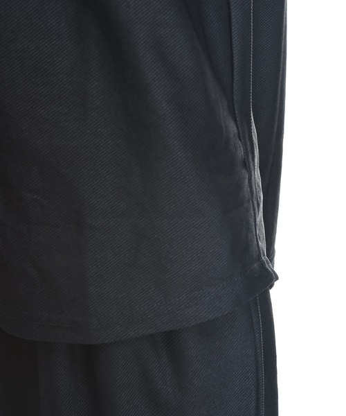 URBAN SQUARE(アーバンスクエア)の「【セットアップ】半袖 シャツ パンツ セットアップ メンズ 夏 キレイめ さらさら 軽量 ストレッチ 上下セット オフィスカジュアル(セットアップ・メンズ・ブラック/ネイビー・LL/M/L)」の8枚目の写真