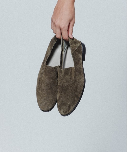 THE BOLDMAN（ザ ボールドマン）の「Suede Soft Loafer / スウェードソフトローファー（ローファー・メンズ・ベージュ/ブラック/カーキ・SMALL/LARGE/MEDIUM）」の3枚目の写真