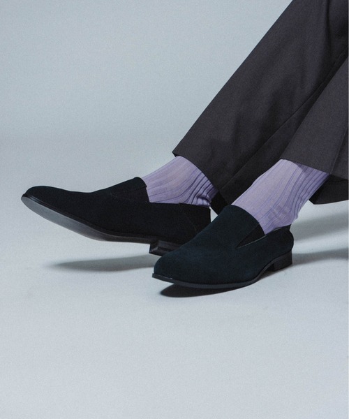 THE BOLDMAN（ザ ボールドマン）の「Suede Soft Loafer / スウェードソフトローファー（ローファー・メンズ・ベージュ/ブラック/カーキ・SMALL/LARGE/MEDIUM）」の5枚目の写真