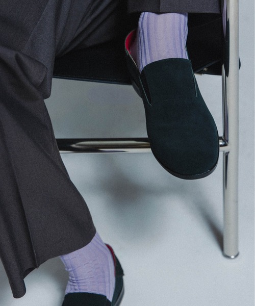 THE BOLDMAN（ザ ボールドマン）の「Suede Soft Loafer / スウェードソフトローファー（ローファー・メンズ・ベージュ/ブラック/カーキ・SMALL/LARGE/MEDIUM）」の6枚目の写真