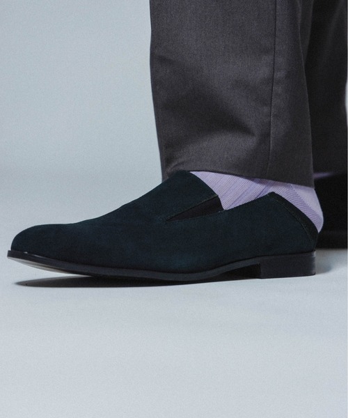 THE BOLDMAN（ザ ボールドマン）の「Suede Soft Loafer / スウェードソフトローファー（ローファー・メンズ・ベージュ/ブラック/カーキ・SMALL/LARGE/MEDIUM）」の9枚目の写真