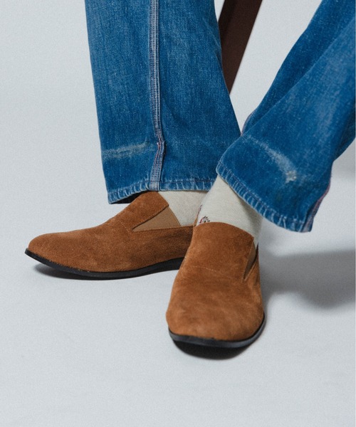 THE BOLDMAN（ザ ボールドマン）の「Suede Soft Loafer / スウェードソフトローファー（ローファー・メンズ・ベージュ/ブラック/カーキ・SMALL/LARGE/MEDIUM）」の13枚目の写真