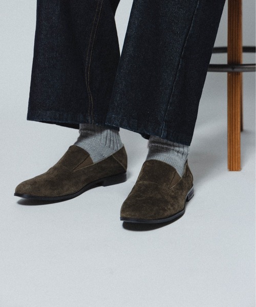 THE BOLDMAN（ザ ボールドマン）の「Suede Soft Loafer / スウェードソフトローファー（ローファー・メンズ・ベージュ/ブラック/カーキ・SMALL/LARGE/MEDIUM）」の15枚目の写真
