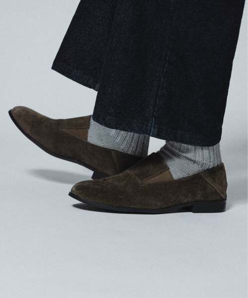 THE BOLDMAN（ザ ボールドマン）の「Suede Soft Loafer / スウェードソフトローファー（ローファー・メンズ・ベージュ/ブラック/カーキ・SMALL/LARGE/MEDIUM）」の17枚目の写真