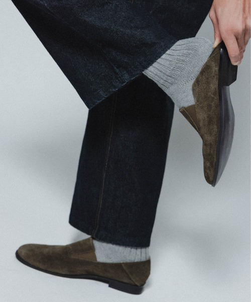 THE BOLDMAN（ザ ボールドマン）の「Suede Soft Loafer / スウェードソフトローファー（ローファー・メンズ・ベージュ/ブラック/カーキ・SMALL/LARGE/MEDIUM）」の18枚目の写真