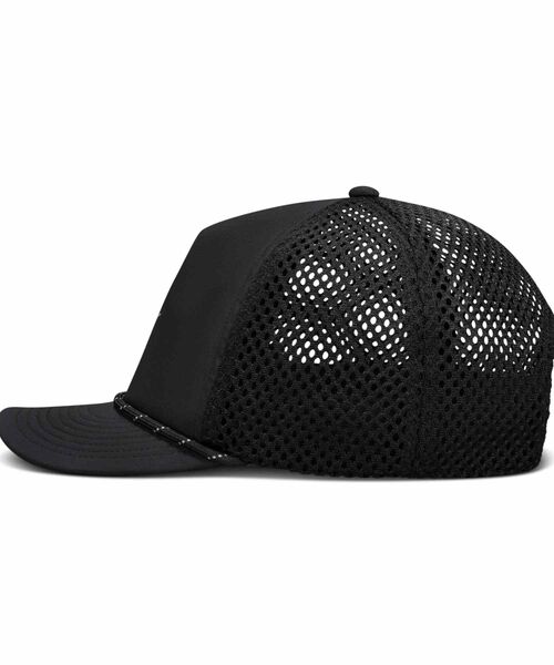 NIKE(ナイキ)の「ナイキ プロ Dri-FIT アンストラクチャード スウッシュ ラン キャップ / Nike Pro Dri-FIT Unstructured Swoosh Run Cap IO8269-010 Black(キャップ・メンズ・ブラック・L/XL/S/M/M/L)」の5枚目の写真