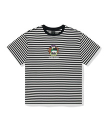 [WKNDRS x GWAXNG] DULLY STRIPED T-SHIRT (BLACK)