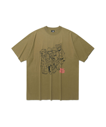 GHOST ANGELS PHOTO BIG BIG TEE_KHAKI(NG2FMUT543A)