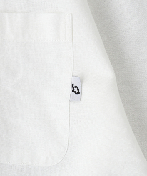 WISM(ウィズム)の「Liju / リジュ Gallery TAGGED LINEN SHIRT(シャツ/ブラウス・メンズ・ホワイト・MEDIUM/LARGE)」の6枚目の写真