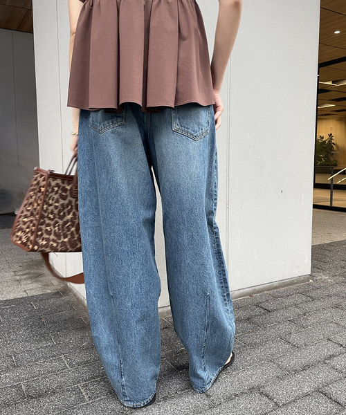 journal standard L'essage(ジャーナルスタンダードレサージュ)の「12.5oz バルーンデニムパンツ(デニムパンツ・レディース・ブルー/ネイビー・38/36)」の12枚目の写真