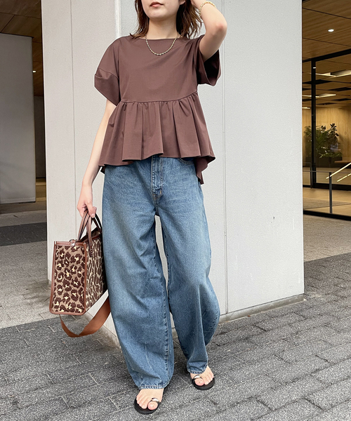 journal standard L'essage(ジャーナルスタンダードレサージュ)の「12.5oz バルーンデニムパンツ(デニムパンツ・レディース・ブルー/ネイビー・38/36)」の13枚目の写真