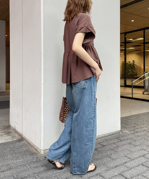journal standard L'essage(ジャーナルスタンダードレサージュ)の「12.5oz バルーンデニムパンツ(デニムパンツ・レディース・ブルー/ネイビー・38/36)」の14枚目の写真