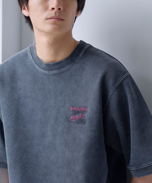 coen(コーエン)の「パウダーヴィンテージスウェットTシャツ(Tシャツ/カットソー・メンズ・マスタード/ダークグレー/ダークグリーン・XL/L/M/S)」の9枚目の写真