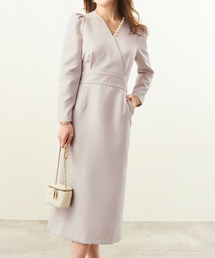 パール付き カシュクール ワンピース Liala×PG