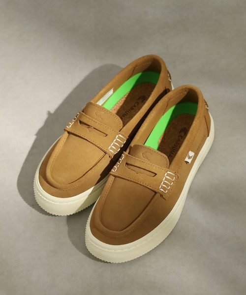 CARIUMA(カリウマ)の「CAJU Loafer Suede カジュ ローファー スウェード(ローファー・メンズ・キャメル/ネイビー/ブラック/ブラウン/ベージュ・US10/US-6/US-7h/US11/US8.5/US-8h/M US8-US10/L US10-US12/US-13)」の1枚目の写真