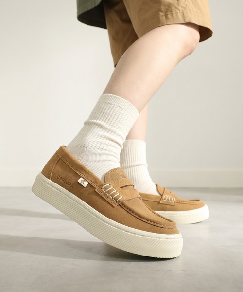 CARIUMA(カリウマ)の「CAJU Loafer Suede カジュ ローファー スウェード(ローファー・メンズ・キャメル/ネイビー/ブラック/ブラウン/ベージュ・US10/US-6/US-7h/US11/US8.5/US-8h/M US8-US10/L US10-US12/US-13)」の18枚目の写真