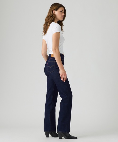 Levi's(リーバイス)の「Levi's/リーバイス 723 ハイライズストレート ジーンズ ダークインディゴ(デニムパンツ・レディース・ダークインディゴブルー・26inch/25inch/24inch/23inch/28inch/27inch)」の10枚目の写真