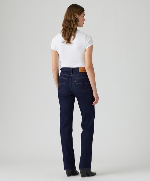 Levi's(リーバイス)の「Levi's/リーバイス 723 ハイライズストレート ジーンズ ダークインディゴ(デニムパンツ・レディース・ダークインディゴブルー・26inch/25inch/24inch/23inch/28inch/27inch)」の11枚目の写真