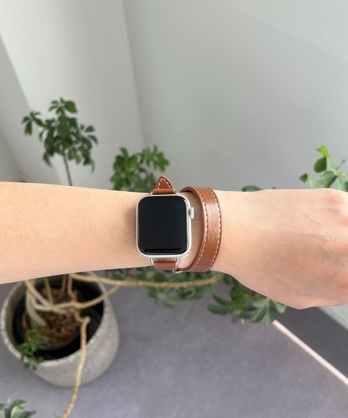 LOWRYS FARM（ローリーズファーム）の「AppleWatch ゴウヒ2連バンド 1051685/GOODS（デジタル腕時計・レディース・ブラック/グレー/ブラウン・FREE）」の9枚目の写真