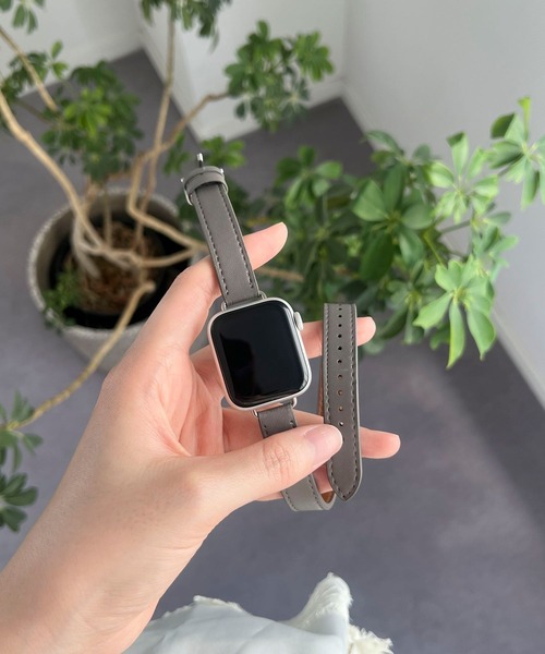 LOWRYS FARM（ローリーズファーム）の「AppleWatch ゴウヒ2連バンド 1051685/GOODS（デジタル腕時計・レディース・ブラック/グレー/ブラウン・FREE）」の14枚目の写真