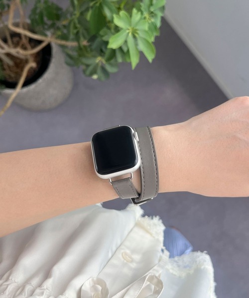 LOWRYS FARM（ローリーズファーム）の「AppleWatch ゴウヒ2連バンド 1051685/GOODS（デジタル腕時計・レディース・ブラック/グレー/ブラウン・FREE）」の17枚目の写真