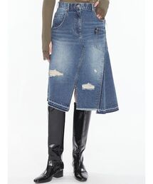 Asymmetric Denim Skirt / アシメトリックデニムスカート