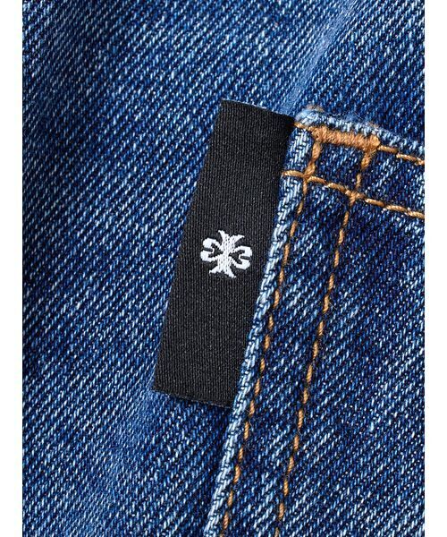 SORIN(ソリン )の「Asymmetric Denim Skirt / アシメトリックデニムスカート(スカート・レディース・インディゴブルー/ブラウン・36/38)」の9枚目の写真