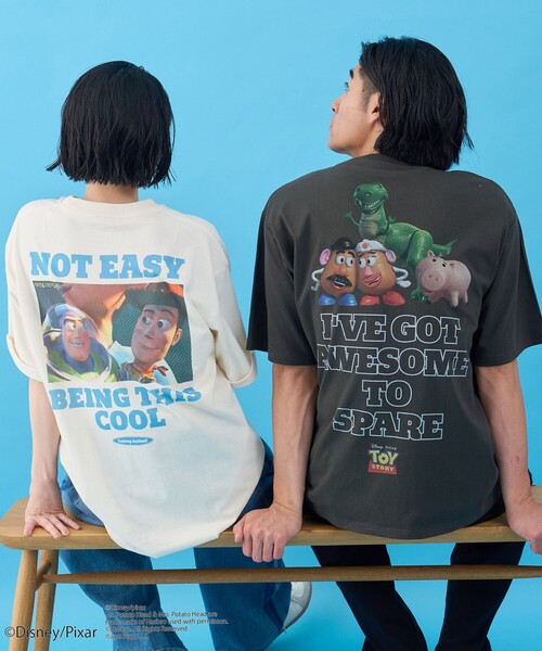coen(コーエン)の「TOY STORY(トイ・ストーリー)/デザインプリントTシャツ(Tシャツ/カットソー・メンズ・レッド/ブラック/ホワイト・XL/L/M/S)」の5枚目の写真