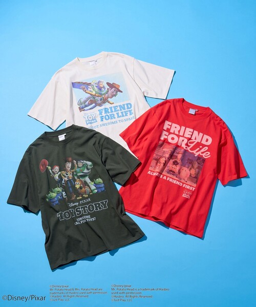 coen(コーエン)の「TOY STORY(トイ・ストーリー)/デザインプリントTシャツ(Tシャツ/カットソー・メンズ・レッド/ブラック/ホワイト・XL/L/M/S)」の22枚目の写真