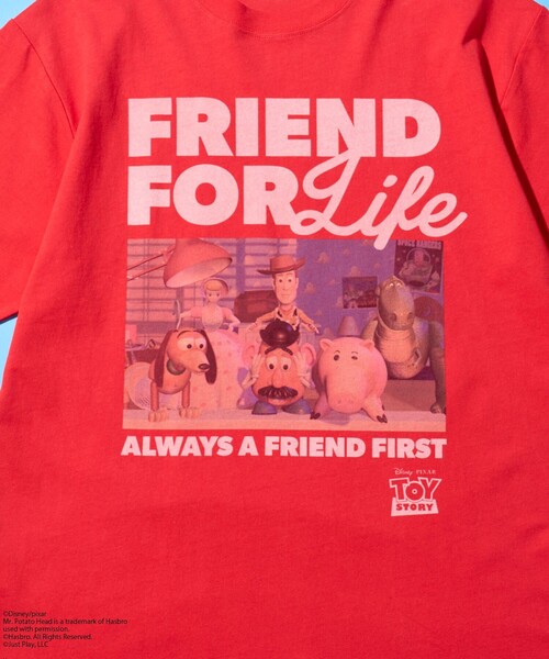 coen(コーエン)の「TOY STORY(トイ・ストーリー)/デザインプリントTシャツ(Tシャツ/カットソー・メンズ・レッド/ブラック/ホワイト・XL/L/M/S)」の10枚目の写真