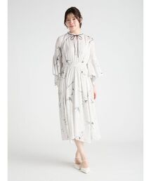 リリードットプリントワンピース