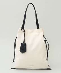 CANVAS GATHERED TOTE BAG
