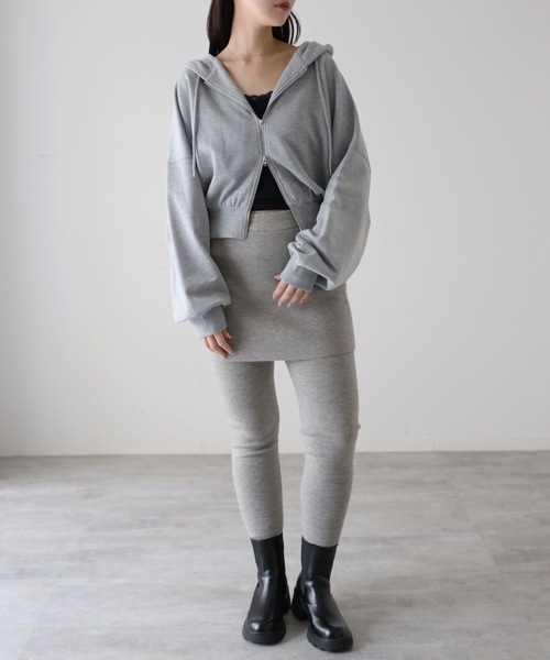 model：164cm. 着用サイズ：FREE