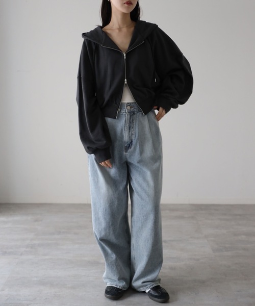 model：164cm. 着用サイズ：FREE