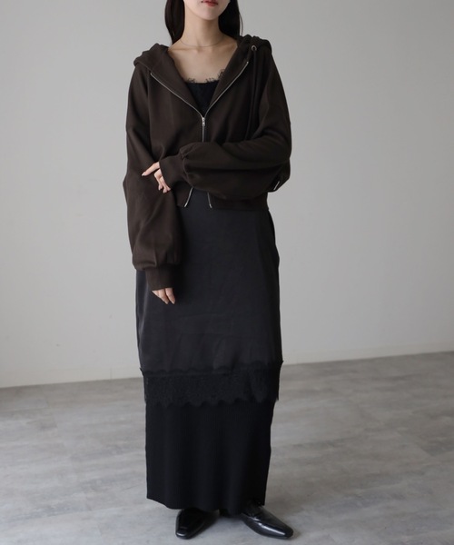 model：164cm. 着用サイズ：FREE