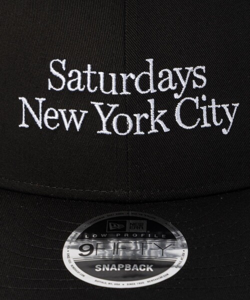 NEW ERA(ニューエラ)の「New Era(R)x Saturdays NYC "Miller" Logo Cap(キャップ・メンズ・ネイビー/ブラック・FREE)」の3枚目の写真