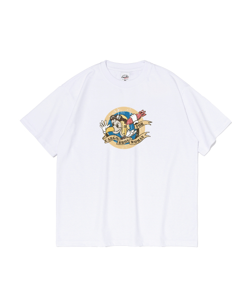 CARGOBROS FOR WOMAN(カーゴブロスフォーウィメン)の「イーグルスカートングラフィック半袖Tシャツ(ホワイト)(Tシャツ/カットソー・レディース・その他・2XL/MEDIUM/LARGE/SMALL/X-LARGE)」の1枚目の写真