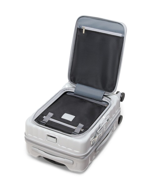 TUMI(トゥミ)の「19 DEGREE フロント・アクセス・エクスパンダブル・キャリーオン スーツケース(機内持ち込みサイズ) 1泊~3泊程度(スーツケース/キャリーバッグ・レディース・ライトグレー・FREE)」の4枚目の写真