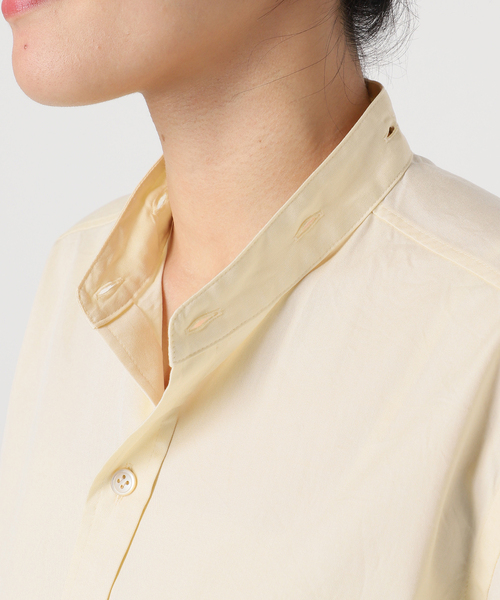 CITYSHOP(シティーショップ)の「2WAY COLLAR シャツ(シャツ/ブラウス・レディース・グレー/イエロー・FREE)」の10枚目の写真