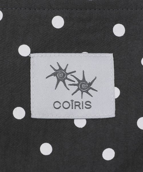 COIRIS(コイリス)の「デューイドット配色プリーツスカート(スカート・レディース・チャコールグレー・FREE)」の5枚目の写真