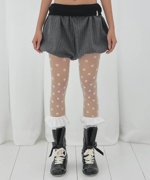 FANCY CLUB(ファンシークラブ)の「◇FANCYCLUB◇ブランド直輸入正規品/バンディング・パンプキン・ショーツ BANDING PUMPKIN SHORTS(その他パンツ・レディース・チャコール・FREE)」の5枚目の写真