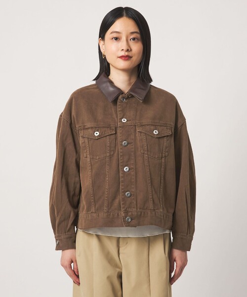 A DAY IN THE LIFE UNITED ARROWS(アデイインザライフユナイテッドアローズ)の「コットン デニムジャケット 2WAY <A DAY IN THE LIFE>(デニムジャケット・レディース・ブラック/ダークブラウン/ロイヤルブルー・FREE)」の15枚目の写真