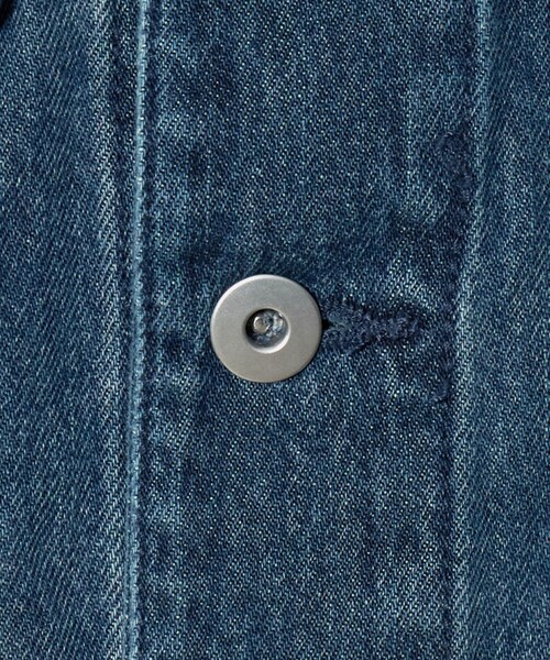 A DAY IN THE LIFE UNITED ARROWS(アデイインザライフユナイテッドアローズ)の「コットン デニムジャケット 2WAY <A DAY IN THE LIFE>(デニムジャケット・レディース・ブラック/ダークブラウン/ロイヤルブルー・FREE)」の10枚目の写真