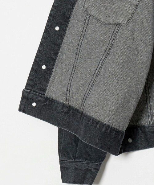 A DAY IN THE LIFE UNITED ARROWS(アデイインザライフユナイテッドアローズ)の「コットン デニムジャケット 2WAY <A DAY IN THE LIFE>(デニムジャケット・レディース・ブラック/ダークブラウン/ロイヤルブルー・FREE)」の19枚目の写真