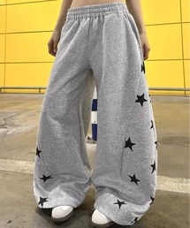 T.FOX （ティーフォックス）の「26aw スター柄切替ビッグポケットワイドスウェットパンツ（スウェットパンツ）」