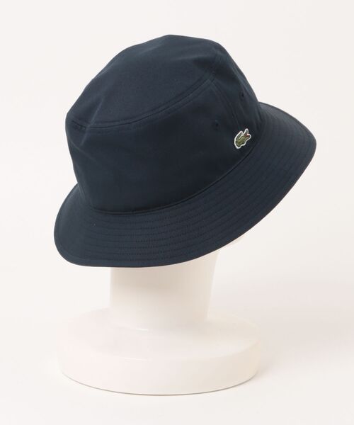 LACOSTE（ラコステ）の「【LACOSTE】クロコダイルプリント バケットハット L1364（ハット・メンズ・ネイビー/ホワイト/ブラック・FREE）」の4枚目の写真